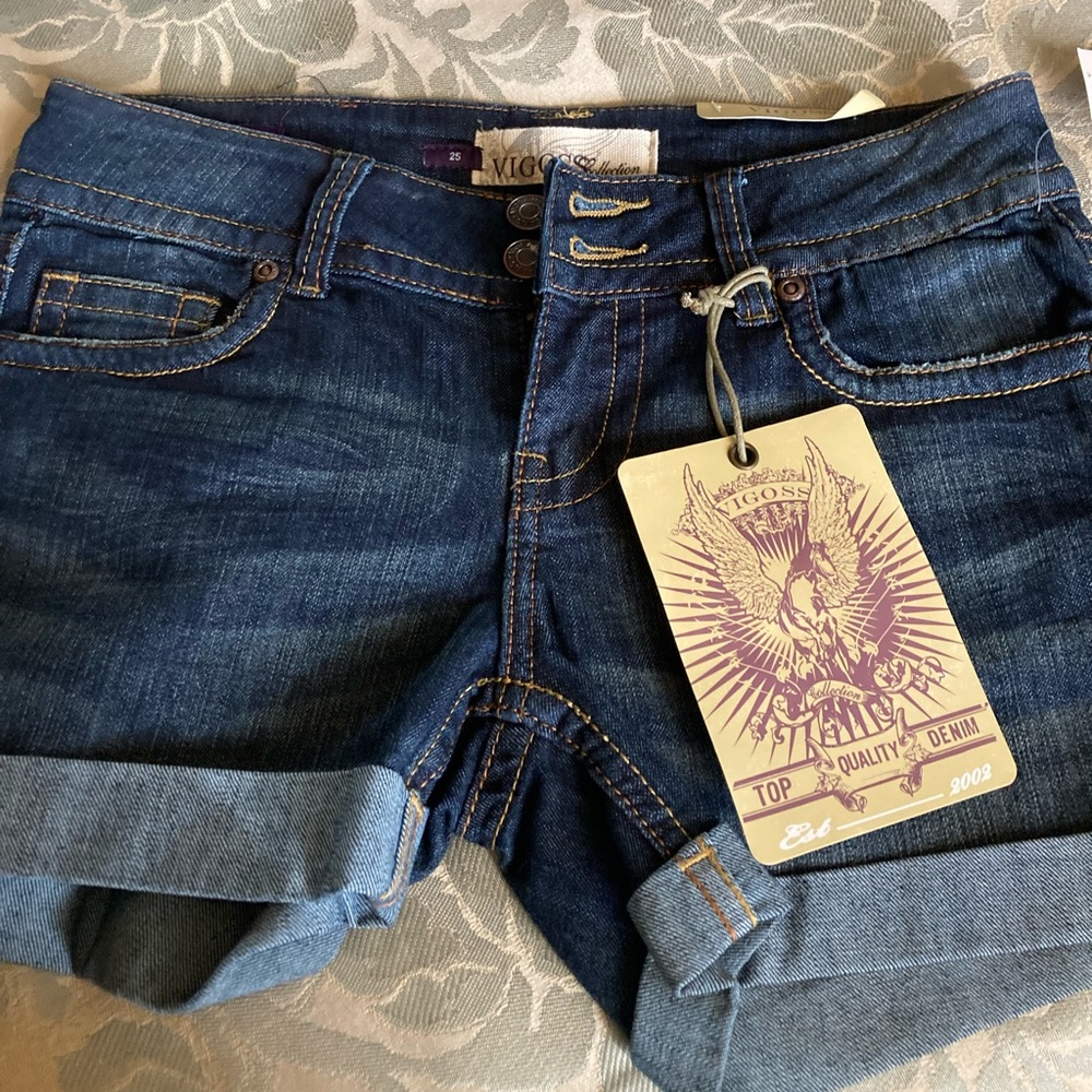 Vigoss NWT denim cuffed shorts